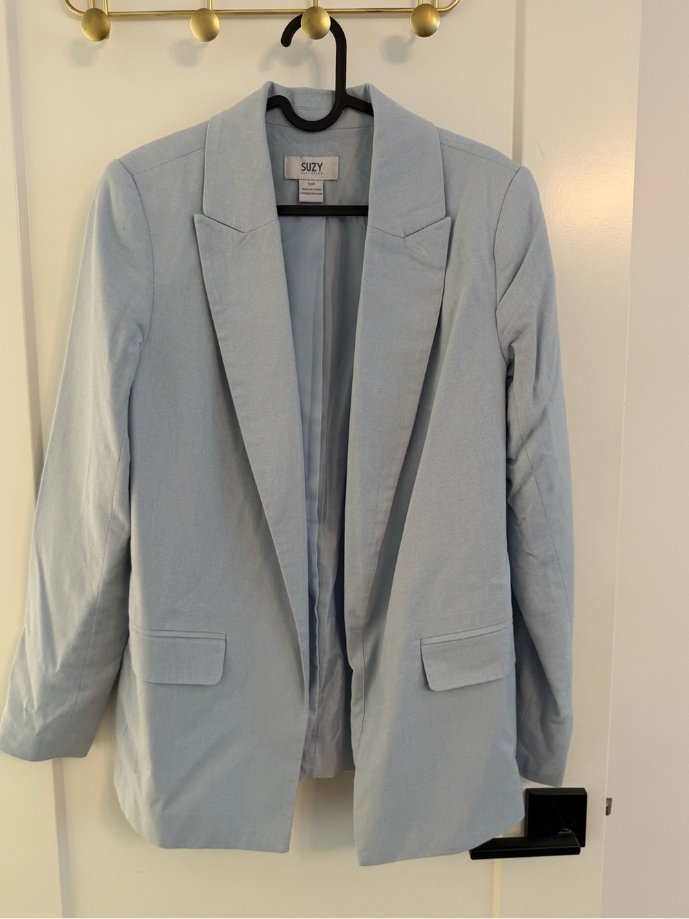 Suzy Shier Light Blue Women's Blazer